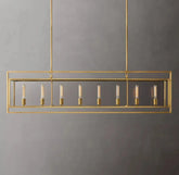 Michaul Beck Rectangular Chandelier 72"